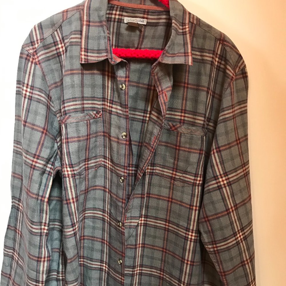 carbon2cobalt xl button down shirt